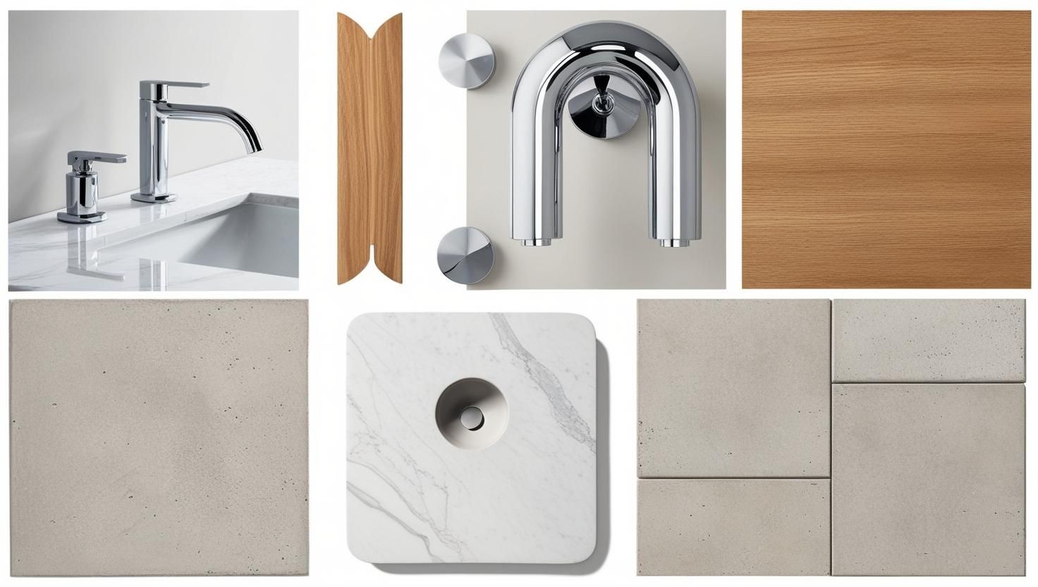 Materiales de baño moderno
