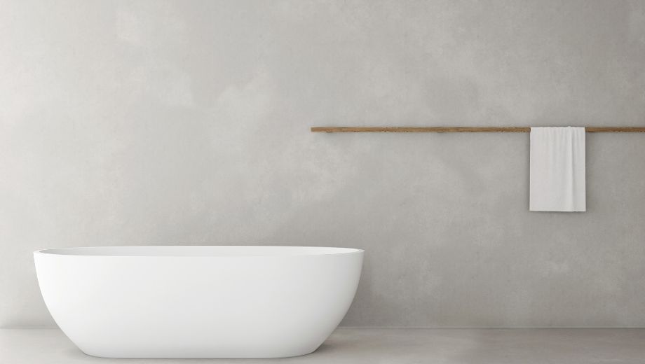 Reforma de baño con microcemento