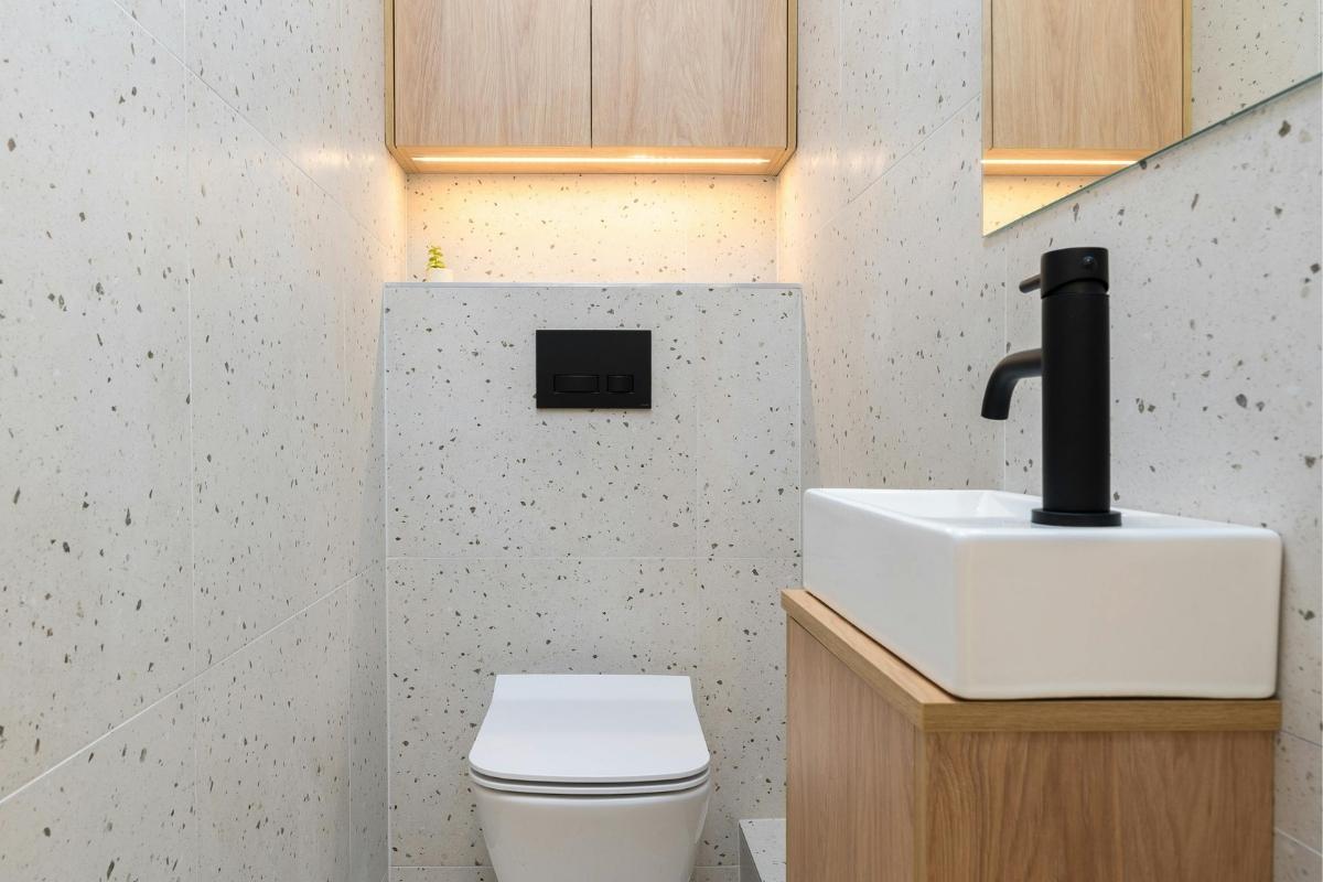 Mueble de baño al suelo