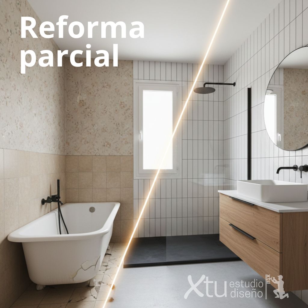 Reforma parcial de baño en Zaragoza Actur